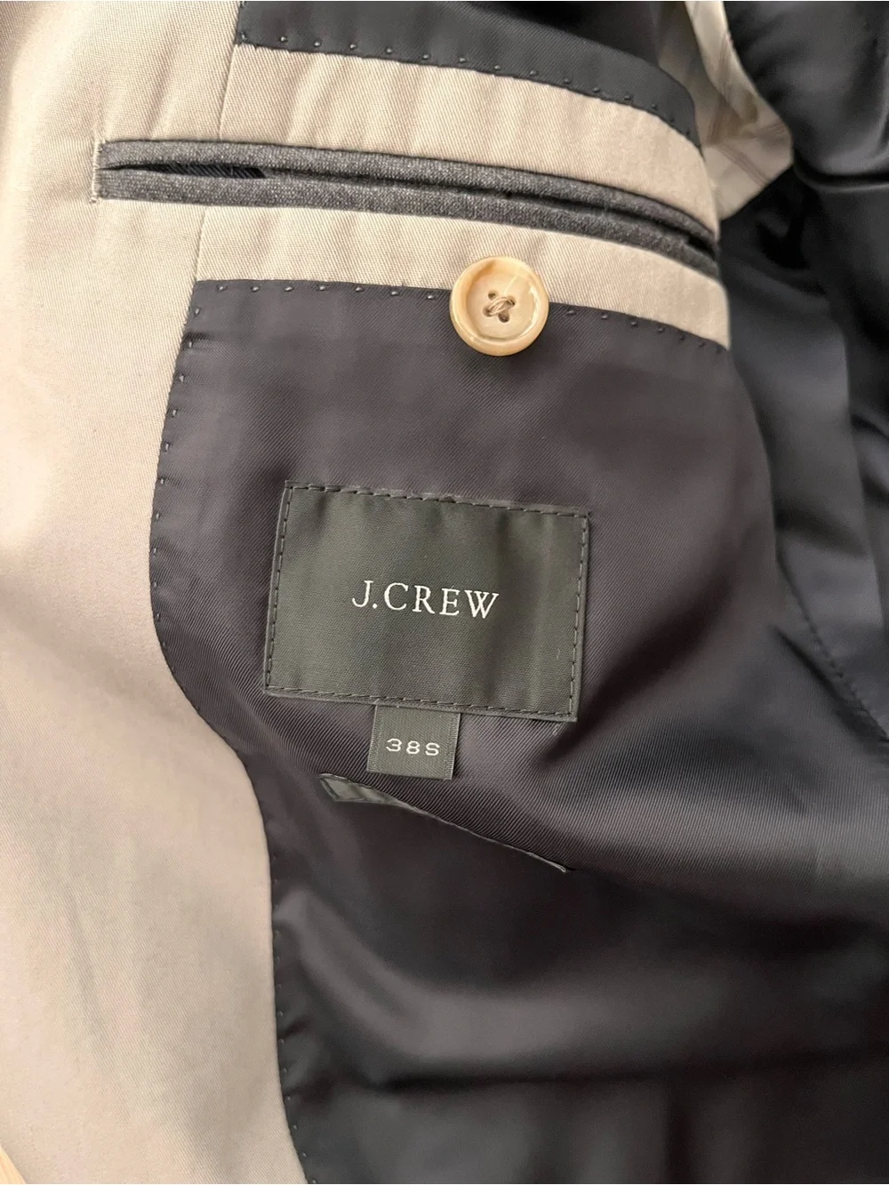 J. Crew Men's Lightweight Olive Blazer Jacket